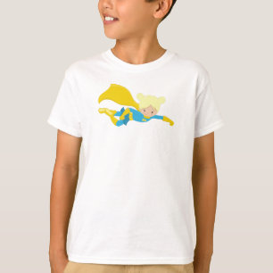 Superhero Girl, Blonde Hair, Hero, Yellow Cape T-Shirt