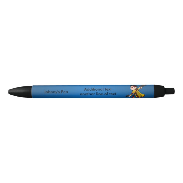 Superhero girl cartoon pen (Front)