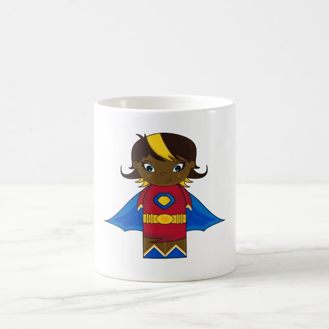 Superhero Girl Coffee Mug (Center)