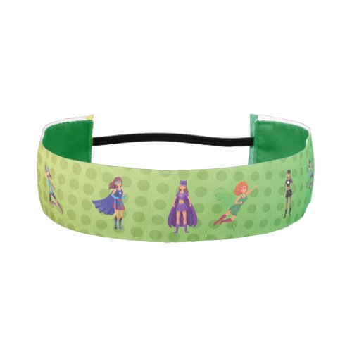 Superhero Girl Comic Flying Great Birthday Gift Athletic Headband