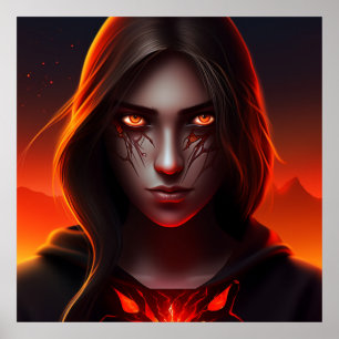 Superhero Girl Poster