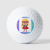 Superhero Girl Value Golf Ball