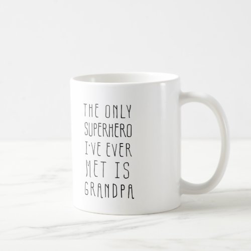 Superhero Grandpa Coffee Mug
