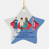 Nurse Everyday Superhero Christmas Ornament Nurse Ornament New