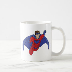 Superhero Illustration Coffee Mug