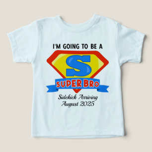 Superhero Inspired Big Bro Pregnancy Announcement Toddler T-shirt