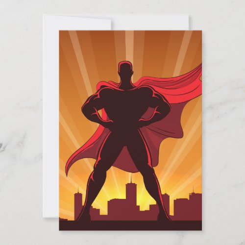 Superhero Invitation