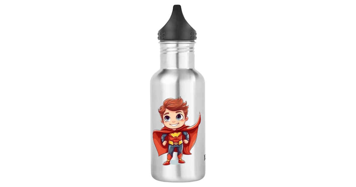 Superhero Kids Water Bottle 