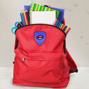 Superhero Kids Comic Book Personalized Name Patch