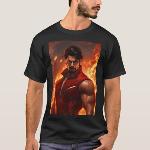  Superhero League Printed Cotton Round Neck T_shir T_Shirt