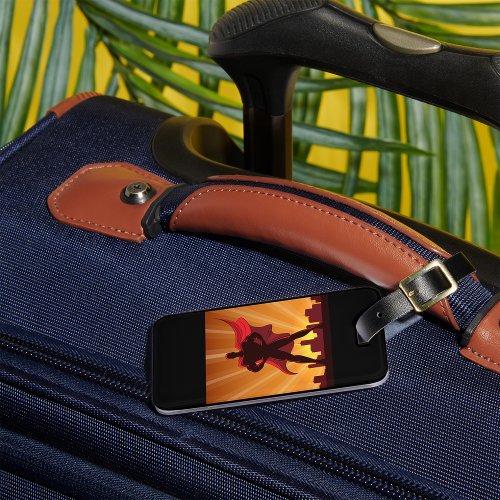 Superhero Luggage Tag