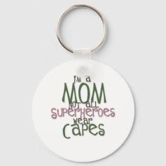 Superhero Mom Keychain