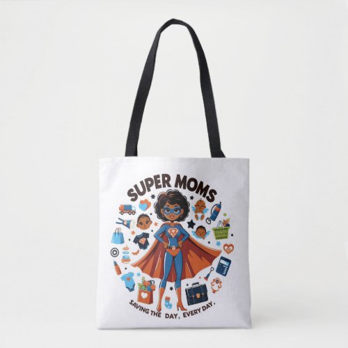 Superhero Mom Tote Bag 
