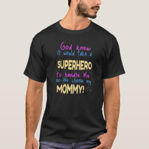 Superhero Mommy Autism Special Needs Mom T-Shirt