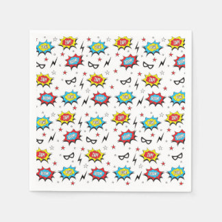 Superhero napkins