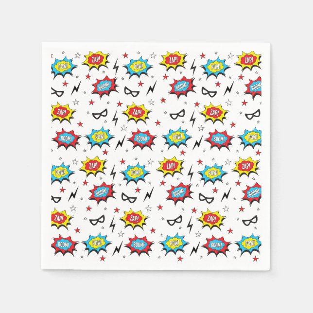 Superhero napkins (Front)