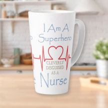 Superhero Nurse Giant Coffee Mug