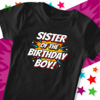 Superhero Party Comics Sister of Birthday Boy