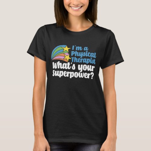 Superhero Physical Therapist Cute PT Star T_Shirt