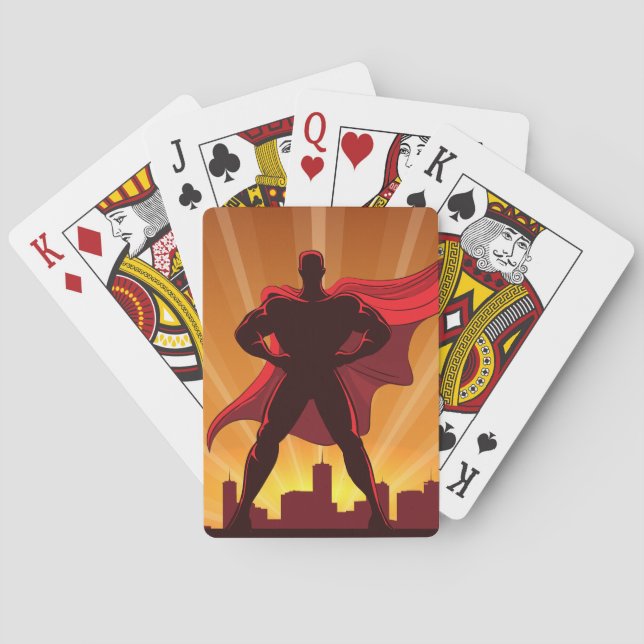 Superhero Poker Cards (Back)