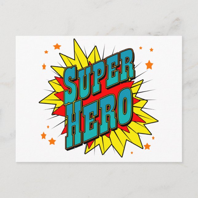 SuperHero Postcard (Front)