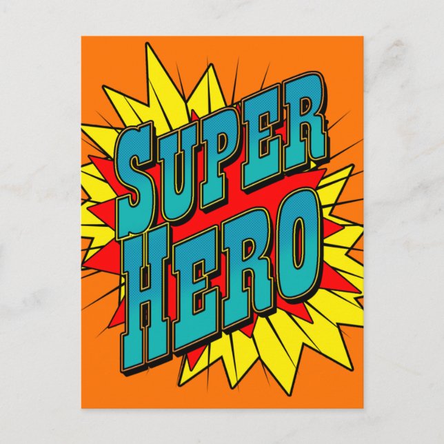 SuperHero Postcard (Front)