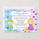 Superhero Princess Invitation Kids Birthday Party at Zazzle