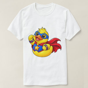 Superhero Rubber Duck Cartoon Hero T-Shirt
