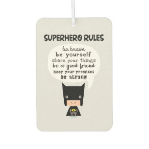Superhero Rules Air Freshener