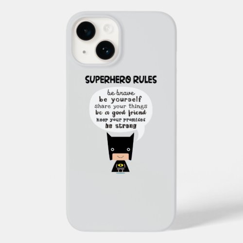 Superhero Rules Case_Mate iPhone 14 Case