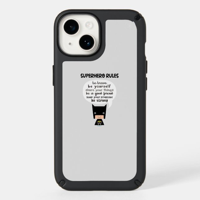 Superhero Rules Speck iPhone Case (Front)