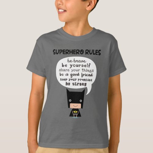 Superhero Rules T_Shirt
