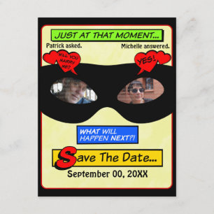 Superhero Save The Date