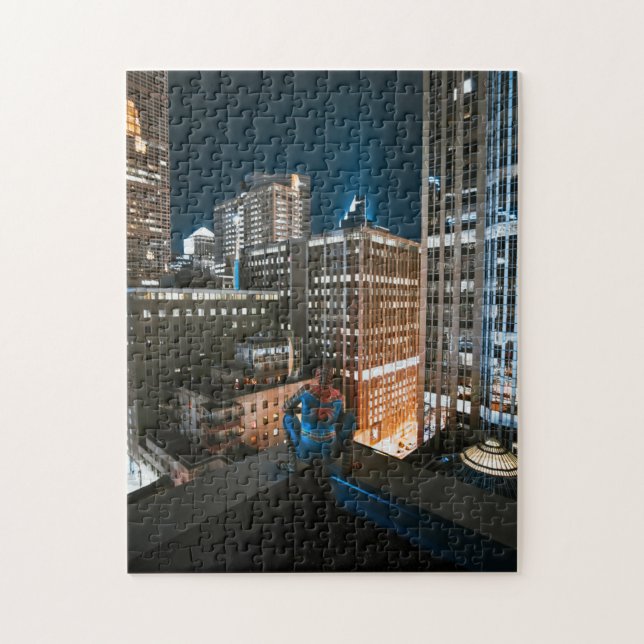 Superhero Scenic Puzzles City Art Hard Jigsaw Puzz (Vertical)