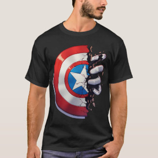 Superhero Shield with Fist T-Shirt