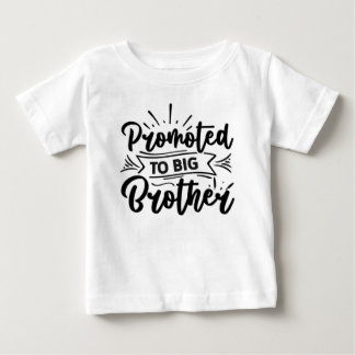 Superhero Sidekick: Proudly Promoted to Big Brothe Baby T-Shirt