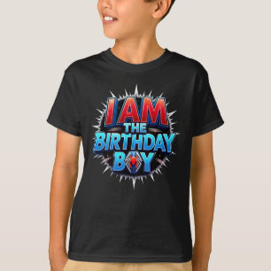 Superhero Spider Web Tee Perfect Birthday Boy Gift