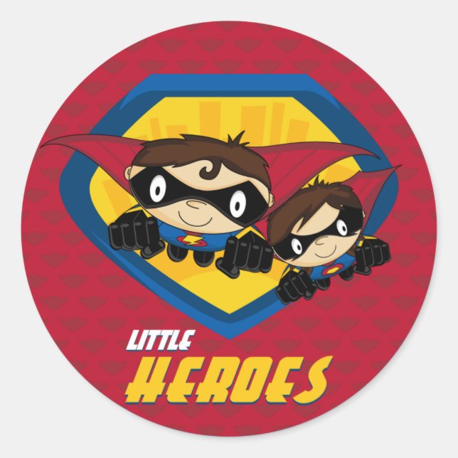 Superhero Sticker Sheet (Front)