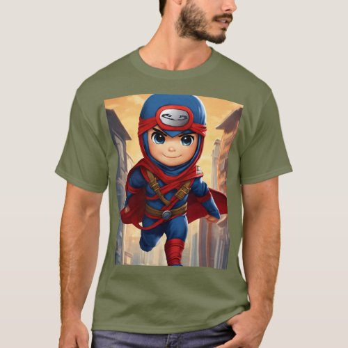 Superhero Sticker Tees Unleash Your Inner Hero T_Shirt