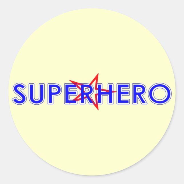Superhero Stickers (Front)