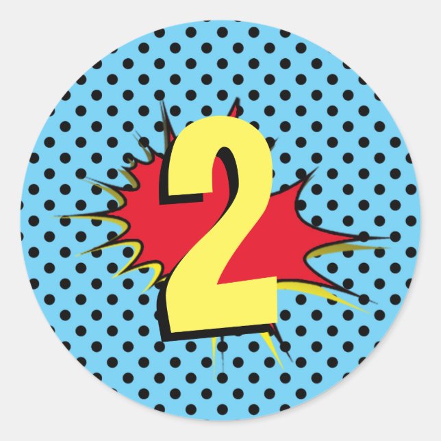 Superhero Stickers (Front)