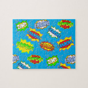 Superhero Super Powers Colorful Kid's Jigsaw Puzzle