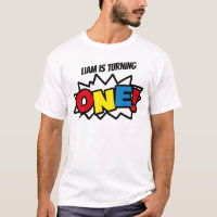 Superhero White T-shirt, Birthday Outfit T-Shirt