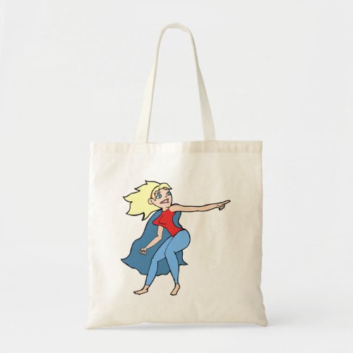 Superhero Woman Tote Bag