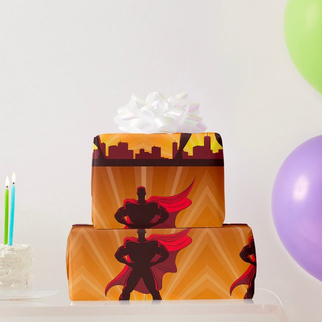 Superhero Wrapping Paper (Creator Uploaded)