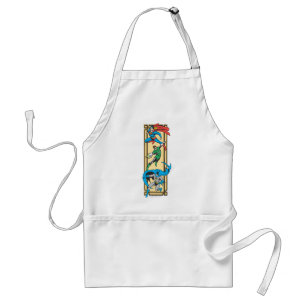 Superheroes In Action Adult Apron