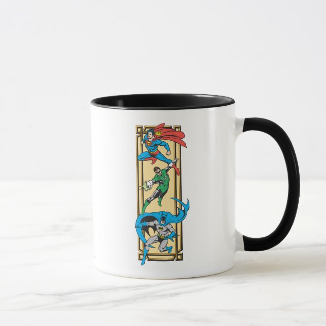 Superheroes In Action Mug (Right)