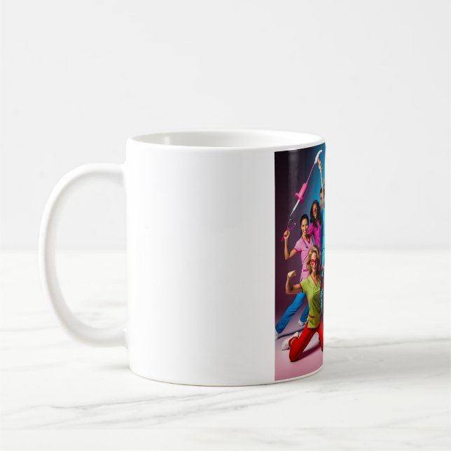 Superheroes in Scrubs Mug – Celebrate Healthcare H (Left)