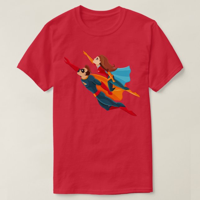 Superheroes T-Shirt (Design Front)