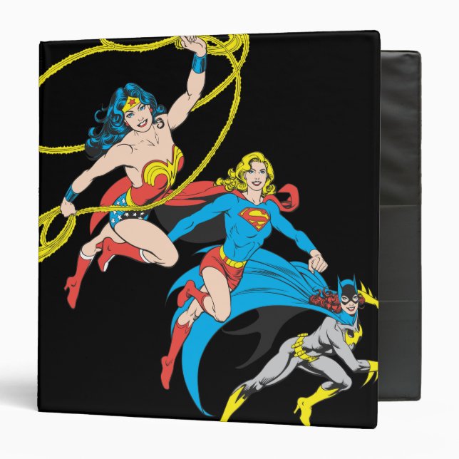 Superheroines Leap Binder (Front/Inside)